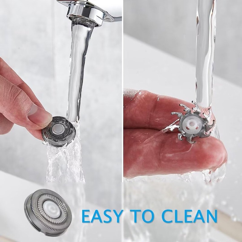 4Pack Shaver Head Replacement Blade For Skul Shaver Pitbull Gold