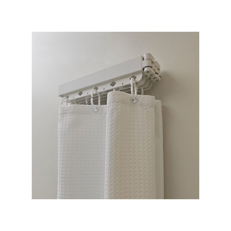 Foldable bathroom shower curtain (100-120cm)