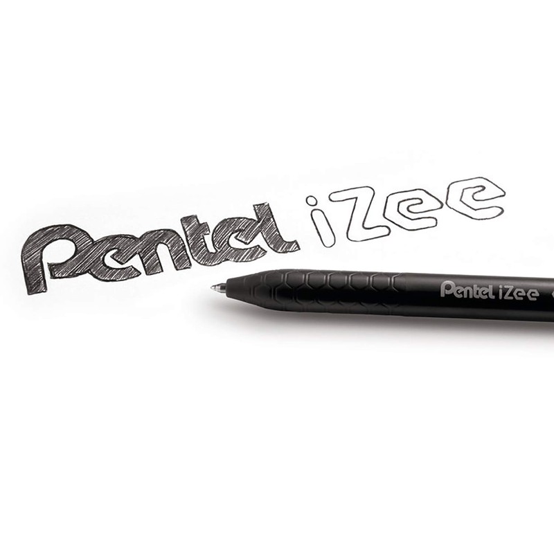 Pentel BX467 Izee Pressure Ball 0.7mm Pack of 8 Colours