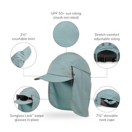 Sunday Afternoons Vaporlite Cape Cap, Stone Blue