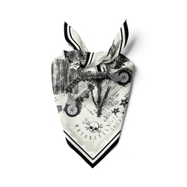 Unisex Neck Scarf 23"x23" Small Square | Headband Scarf Motorcycle Bandana Men & Women Head Scarf Breathable Lightweight (Design 10)