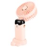 Mini Handheld Fan ABS Portable Digital Display USB Charging Foldable