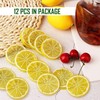 12Pcs Fake Lemon Slices Artificial - Fruit Party Decorations Fake