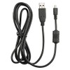 Wetco Black Durable USB 2.0 A to 8-Pin Mini B