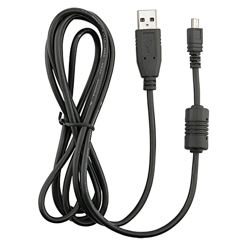 Wetco Black Durable USB 2.0 A to 8-Pin Mini B