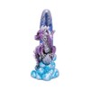 Nemesis Now U5028R0 Metallic Purple Crescent Creature Moon Dragon Figurine,