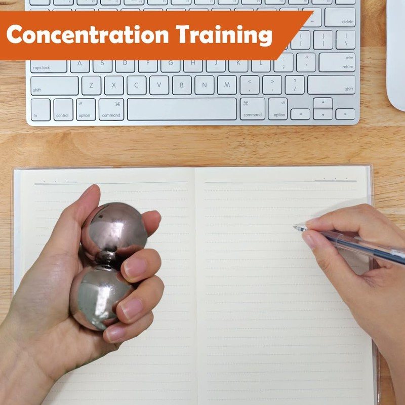 Chinese Baoding Balls for Hand Therapy: 1.57 Inch 1.146lb Meditation