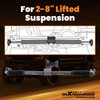 maXpeedingrods Dual Steering Stabilizer for 2-8" Lift F-250 F-350 4WD
