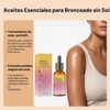 Bluemega Aceite Corporal Bronceador para Oscurecimiento de la Piel