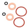Fuel Injector Sealing Rings Kit 059 130 519 Rubber Metal