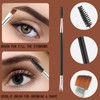 ZWWOGE Eyelash Curler 3-Piece Set Includes Partial Eyelash Curler, Double