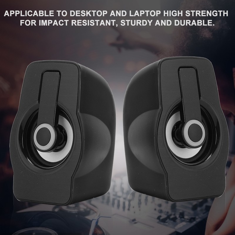 FT-185 Mini USB LED Speaker Portable Loudspeaker Music Player for
