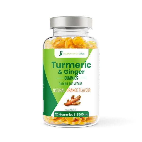 Turmeric Gummies - 120 Pack - 13500mg Per Serving -