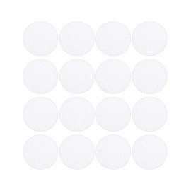 20 pcs Plastic Canvas Sheets Round Plastic Canvas Shape Cross Stitch Canvas for DIY Crafts Embroidery Cross Stitch Acrylic Yarn Crafting Knit Crochet Projects
