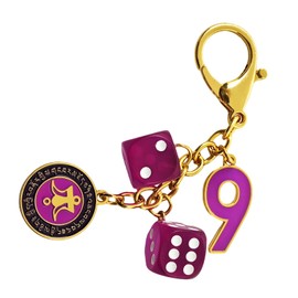 Juanxian Feng Shui Power Of 9 Lucky 9 Charm Keychain Home Harmony Amulet Wealth Prosperity Success Amulet Zen Gift W5617