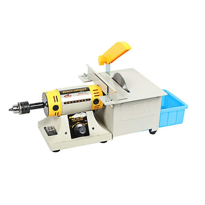 Jewelry Polisher, Rock Polisher Professional Benchtop Polishing Machine & Bench