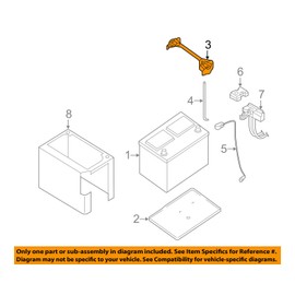 Genuine Nissan Parts - Frame Battery (24427-ZN50A), Regular