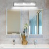 SineRise LED Modern Bathroom Vanity Light Fixtures (3-Light, 24-Inch), Chrome