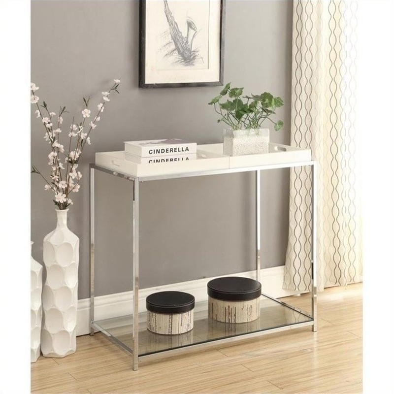 Convenience Concepts Palm Beach Console Table, White