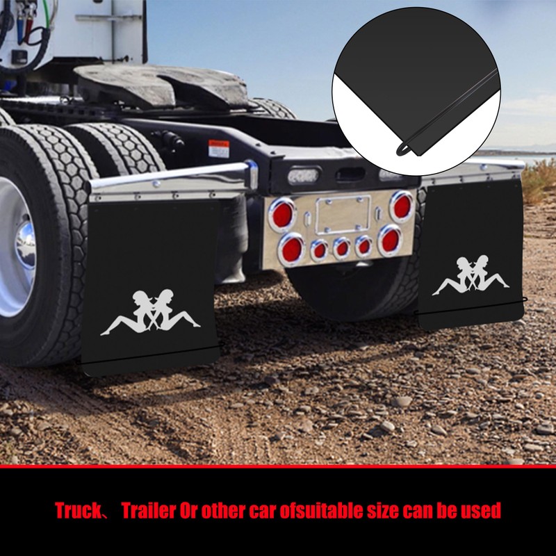 SHINJEW 24 Inch Mud Flap Anti Sail Bracket, 1 Pair
