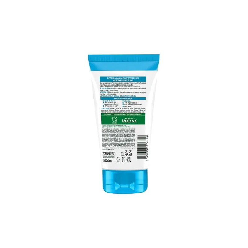 Limpiador Profundo Antiimperfecciones Express Aclara 150ml Garnier
