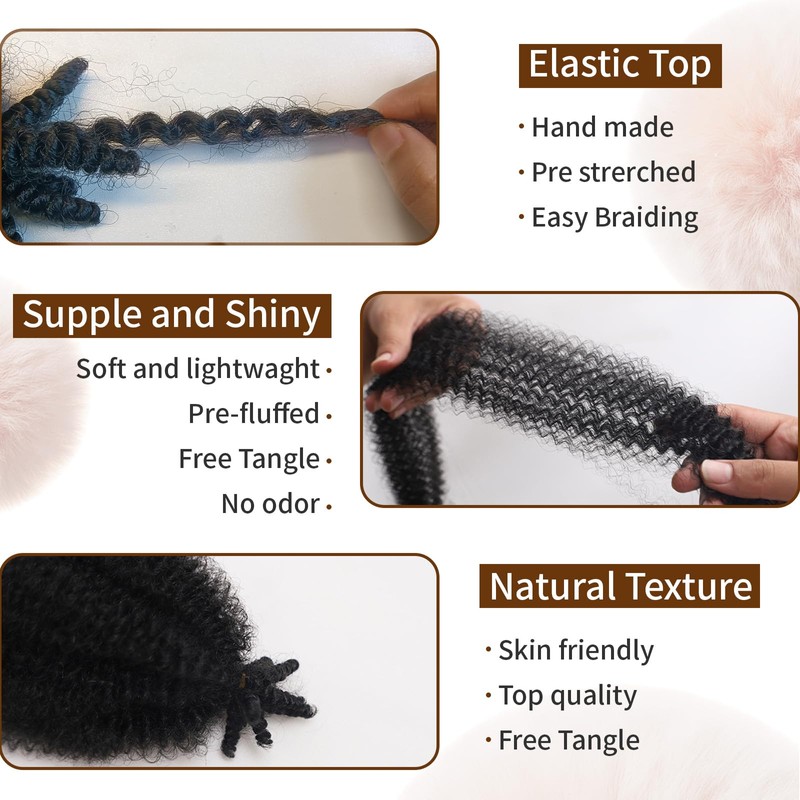 3 Packs 12 Inch Soft Twist Hair for Afro Marley
