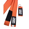 Choke&Chill BJJ Brazilian Jiu-Jitsu Belt with Keyring (Orange-Black, M3 (240
