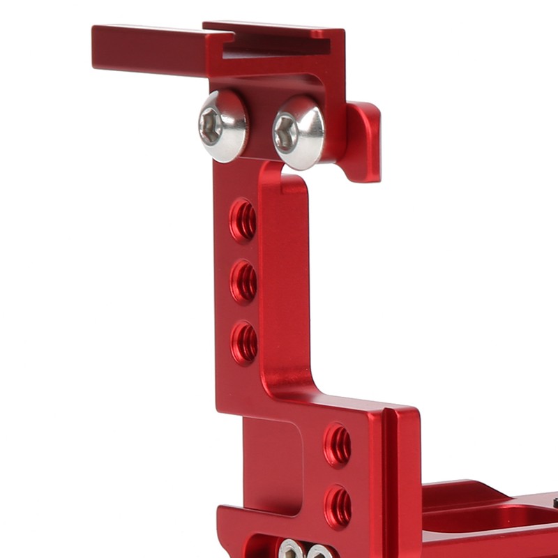 Metal Microphone Stand L Quick Release Plate Vertical Shooting Handle