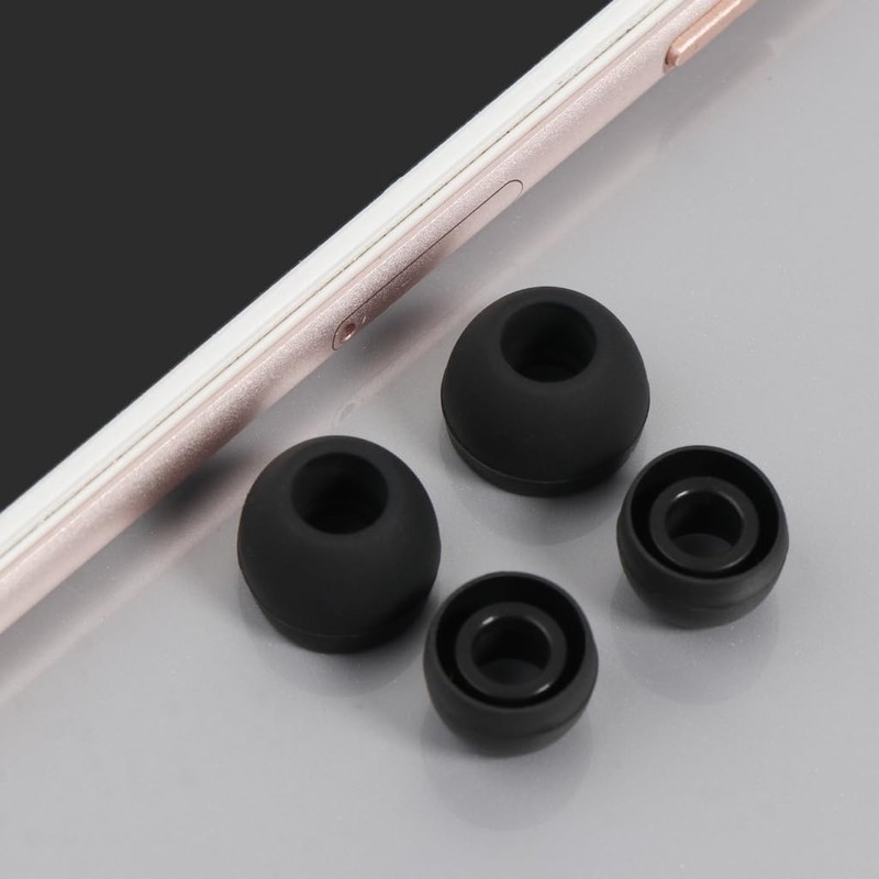 12 Pcs Silicone Buds Ear Tips S/M/L Sizes Earbuds Soft
