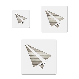 Paper Airplane Origami Plan Plane, quality mylar stencil pack in 3 sizes, reusable for crafts and diy projects CCSTE-26739