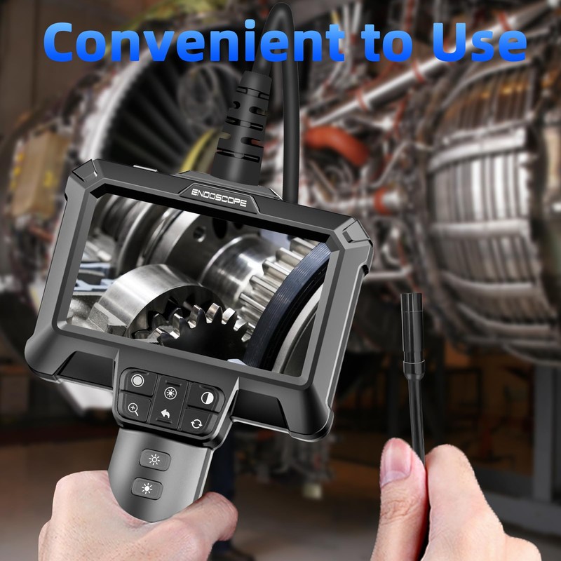 WINWEND Endoscope Camera with Light - IP67 Waterproof Borescope Camera