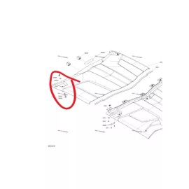 Can-Am (Original OE) OEM CAN-AM MAVERICK X3 900 TURBO ROOF 2PC QUICK FASTENER DZUS HARDWARE 715003815