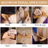 IUDWCG 1 Pcs Drainage Lymphatic Massager, Wooden Scraping Tool, Manual