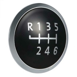 Replacement Gear Knob Cap Cover Gear Lever Emblem Manual Transmission Shift Knob Sarachen (for 6-Speed Manual Transmission)