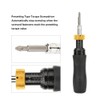 Precision Certified Torque Screwdriver 0.5-3 Nm, Adjustable Torque Screwdriver for