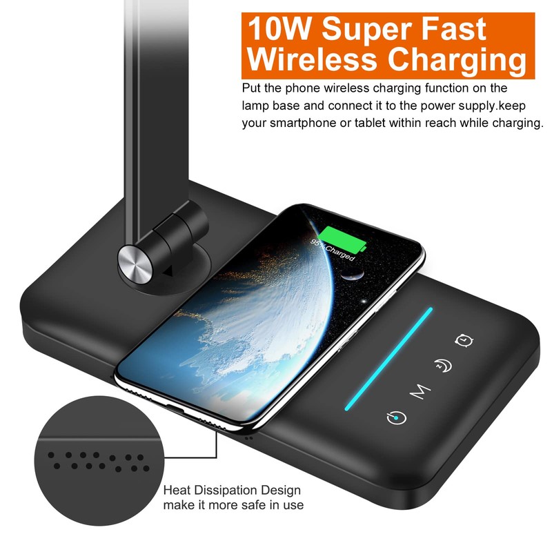 AFROG 8-in-1 4th Gen Multifunctional LED Desk Lamp with 10W