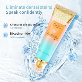 [G] Probiotic Brighten  Toothpaste, Free of Fluoride[Triple Brighten ]Niacinamide Brighten  Toothpaste - Specification: 2 pcs (affordable Pack)