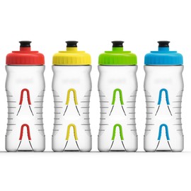 Fabric Cageless Water Bottle, 600ml, Clear/Green