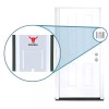 door bull Barricade Door Jam Door Stopper Extra Home Security