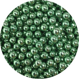 Celebakes by CK Products Green Dragees 5mm, 3.7 oz.