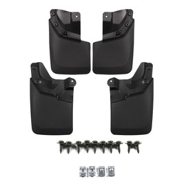 RMOURTEKK Mud Flaps Compatible with Tacoma 2016-2022,2023 Heavy Duty Molded Mud Flaps,Front and Rear Side Splash Guards Replacement Set of 4,with OEM Fender Flares (Not for SR Models)