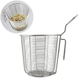 EIKS Spider Strainer Stainless Steel Wire Deep Basket for Hot Pot Cooking Spaghetti Pasta Noodles Dumpling - Rinsing, Straining, Draining Application