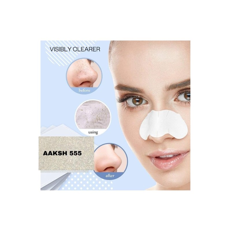 (12- STRIPS) Australian Tea Tree Deep Cleansing NOSE PORE STRIPS,