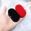 2PCS Wider Slot Velvet Ring Box Couple Ring Box Jewelry