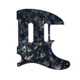 wd Pickguard For Fender Modern Player Telecaster Plus black abalone