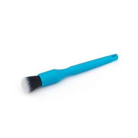 Detail Factory - Crevice Mini Detailing Brush Combo Kit - One Boar's Hair Brush + One Ultra-Soft Synthetic Brush, Heavy Cleaning Action for Small Spaces, Orange + Blue (2-Pack)