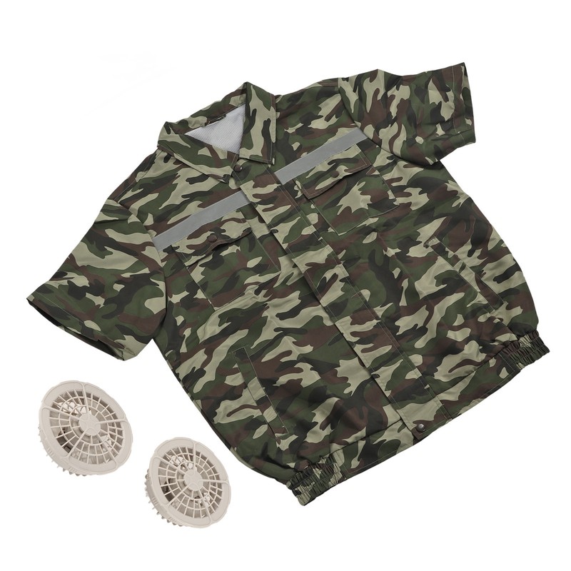 Cooling Fan Jacket with 2 Fan 3 Levels Adjustable Fast