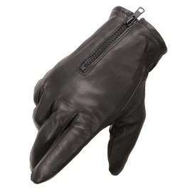 Milwaukee Leather Men's Thermal Lined Premium Leather Zippered Gloves SH226TH (3X-Large)