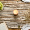 Usinynia 2 Packs Chiffon Table Runner Boho Cheesecloth Gauze Table