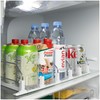 Drink Organizer for Fridge-White Automatic Pusher Glide,12oz 16oz 20oz-Soda Dispenser
